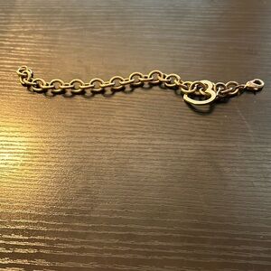 Retired Tiffany and Co Heart Shaped Pendant 925 Sterling Silver Bracelet